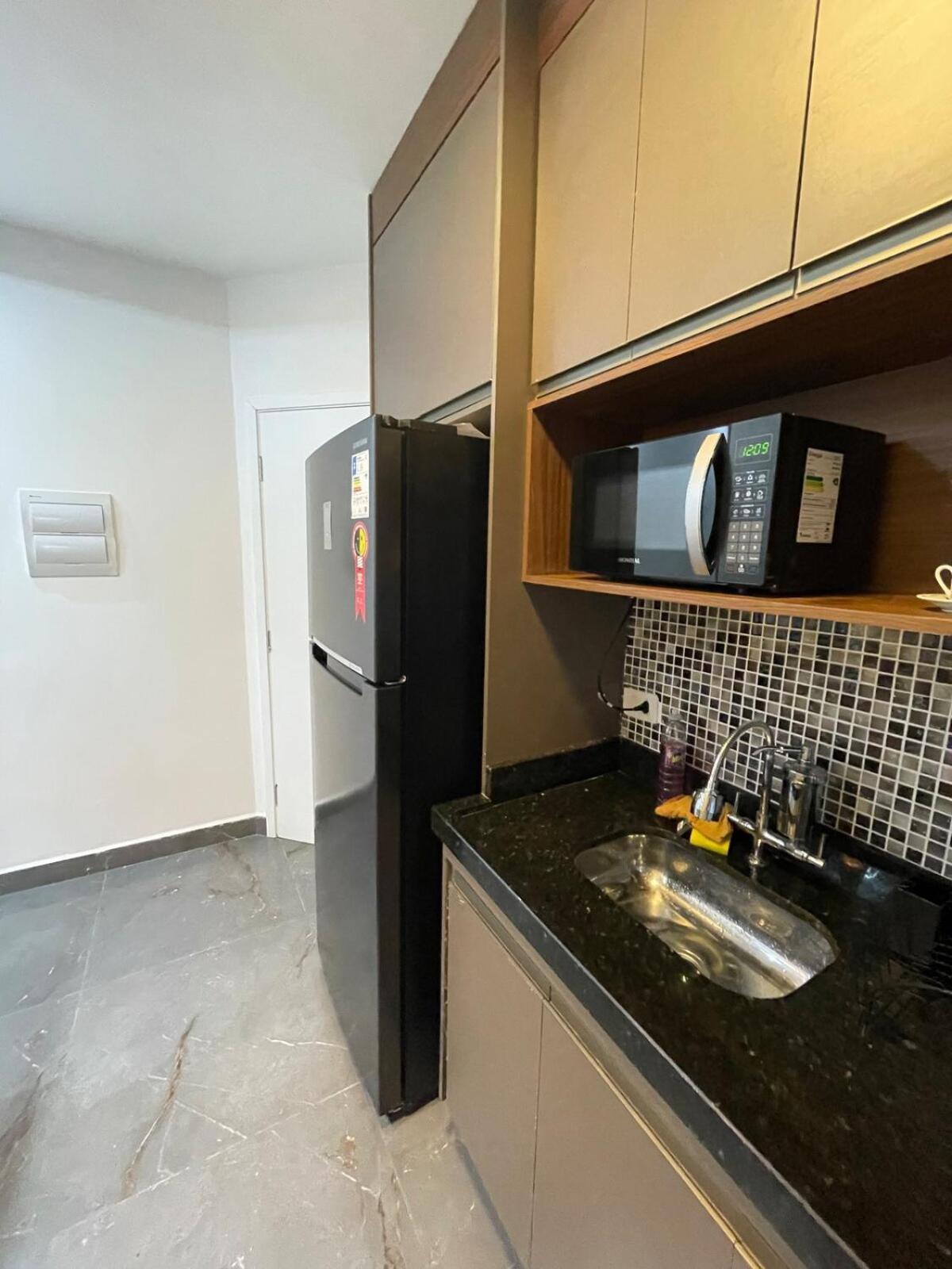 Ferienwohnung Habitat - Predio De Frente Pro Mar Praia Grande  Exterior foto
